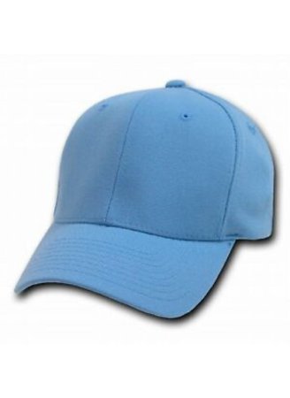 Light blue flex fit baseball hat