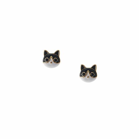 Cat Face Stud Earrings | Claire's US