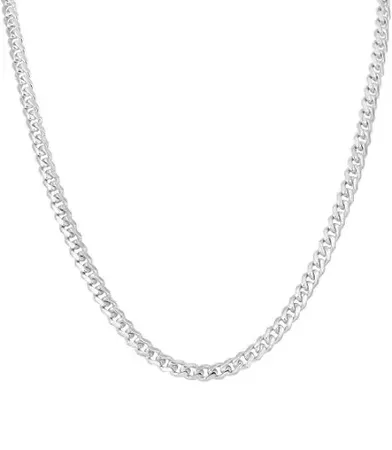 chain only silver necklace for men - Google Search