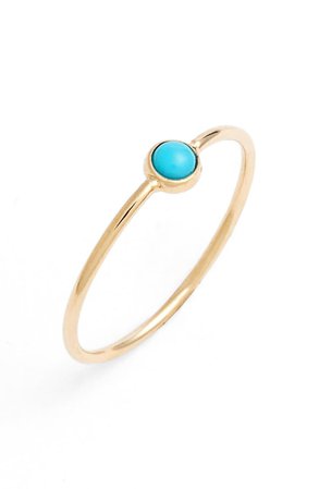 Zoë Chicco Turquoise Stacking Ring | Nordstrom
