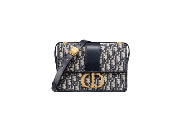 30 MONTAIGNE BAG Blue Dior Oblique Jacquard