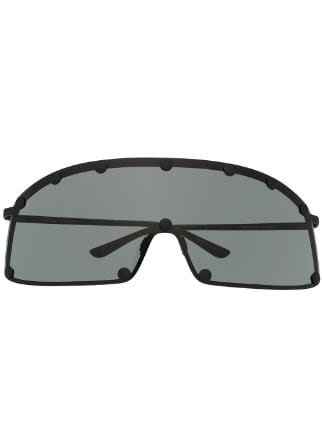 Black Rick Owens Perfoma Sunglasses - Google Search