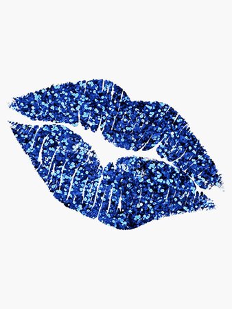 blue lipstick stain