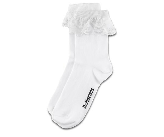 White Lace Sock | Stocking fillers | Dr. Martens Official Site