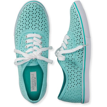 teal shoes
