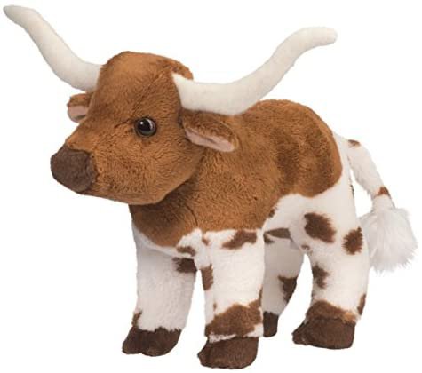 Amazon.com: Douglas Zeb Texas Longhorn Bull Plush Stuffed Animal: Toys & Games