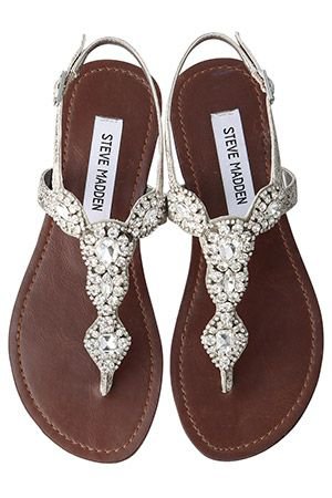 Steve madden sandals :: - These are pretty cute, though (for flats) and the sparkles are a definite plus.