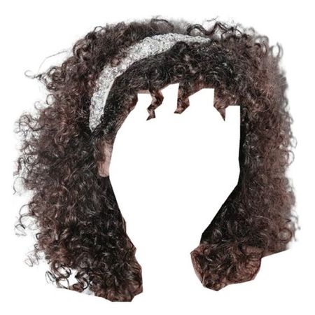 dark curly hair headband