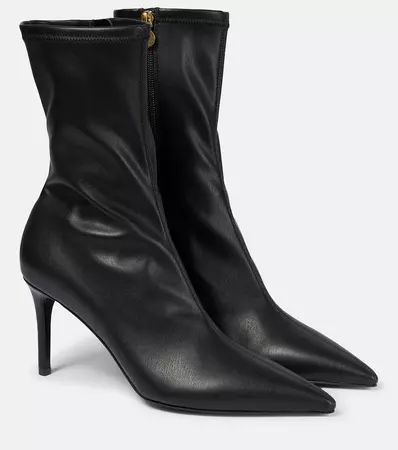 Stella McCartney - Faux leather ankle boots | Mytheresa