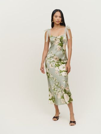 Alene Silk Dress - Sleeveless Bridal | Reformation