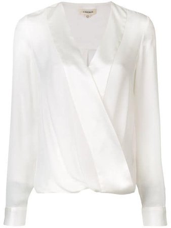 L'agence wrap front blouse $425 - Shop SS19 Online - Fast Delivery, Price