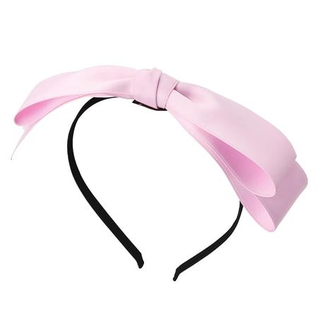 Amazon.com: Bowknot Headband Satin Bow Headbands for Women Head Bands with Bow Hairbands for Women's Hair Non Slip Knotted Bow Headband Fashion Hair Accessories for Girls Women Pink Hair Bows Headband : Everything Else