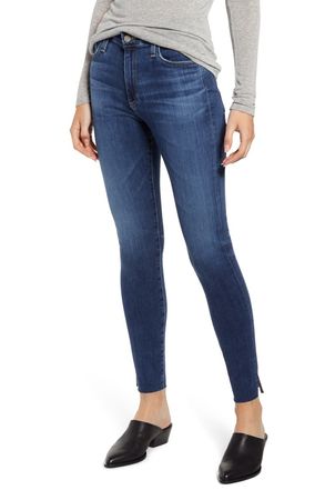AG The Farrah High Waist Ankle Skinny Jeans (11 Years Blue Bound) | Nordstrom
