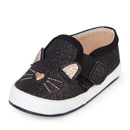 Baby Girls Studded T-Strap Ballet Flat | The Children's Place