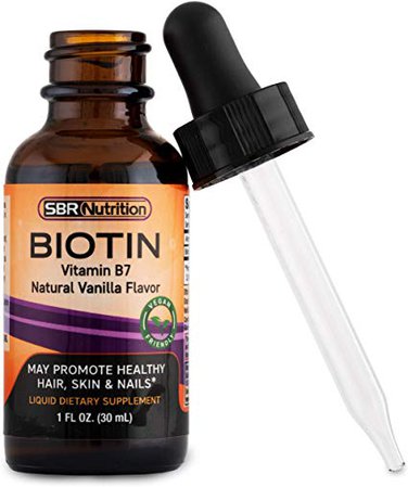 Amazon.com: MAX Absorption Biotin Liquid Drops, 5000mcg of Biotin Per Serving, 60 Serving, No Artificial Preservatives, Vegan Friendly, Supports Healthy Hair Growth, Strong Nails and Glowing Skin, Made in USA: Health & Personal Care