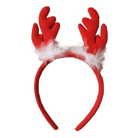 Christmas Headbands Hat Fancy Dress Hat Reindeer Antlers Santa Xmas Kids Adult | eBay
