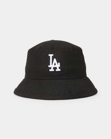 New Era Los Angeles Dodgers Water Resistant Bucket Hat Black/Original | Culture Kings NZ