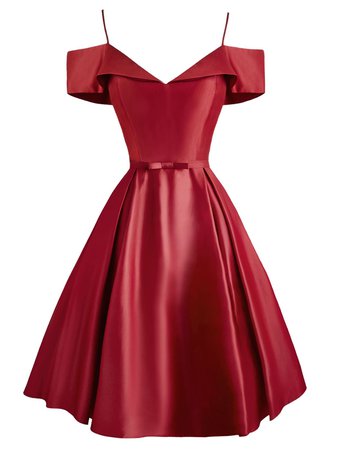 [40% OFF] Plus Size Lustrous Folded Cold Shoulder Cocktail Dress | Rosegal
