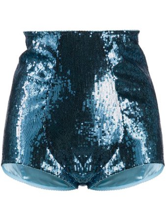 Dolce & Gabbana Sequin-Embellished Briefs O2B30TFLMK4 Blue | Farfetch