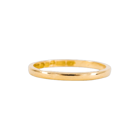 1.9mm Dainty Gold Band (18k) ring