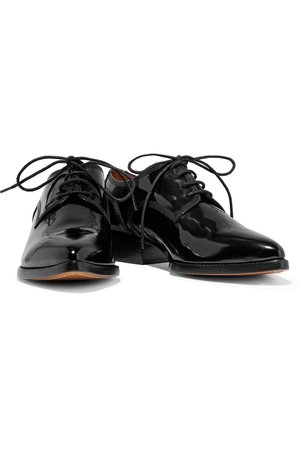 Black Patent-leather brogues | Sale up to 70% off | THE OUTNET | VALENTINO GARAVANI | THE OUTNET