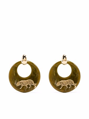 Gas Bijoux Tigre oversized earrings - FARFETCH