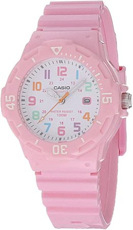 Amazon.com: Casio LRW-200H-2BVCF - Reloj de acero inoxidable para mujer, Rosado, Reloj analógico : Casio: Ropa, Zapatos y Joyería