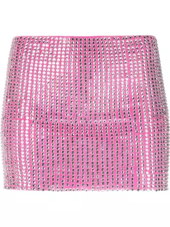 Loulou crystal-embellished Mini Skirt - Farfetch