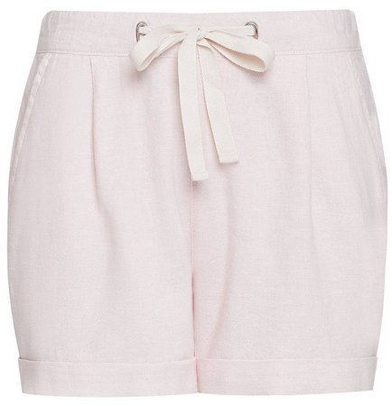 Pink Chambray Shorts