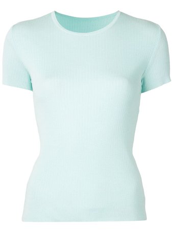 Chanel Pre-Owned Round Neck Ribbed Top - Farfetch