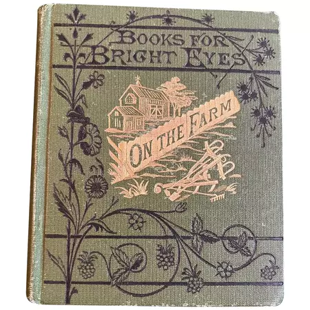 1878 Victorian Children's Book - On the Farm - Ruby Lane