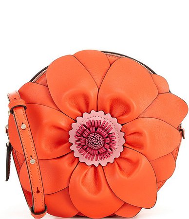 kate spade new york Petal Smooth Leather 3D Flower Crossbody Bag