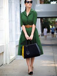 green fashion street style - Google Search