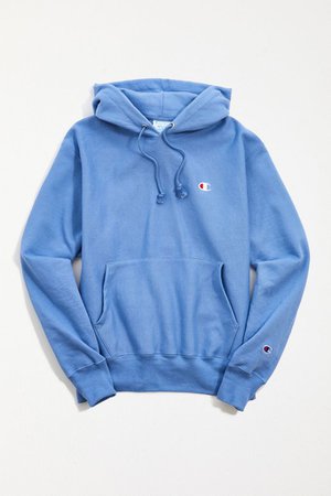 Champion Classic Logo Patch Hoodie Sweatshirt | Urban Outfitters