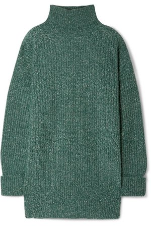 Vanessa Bruno | Mia mélange ribbed-knit turtleneck sweater | NET-A-PORTER.COM