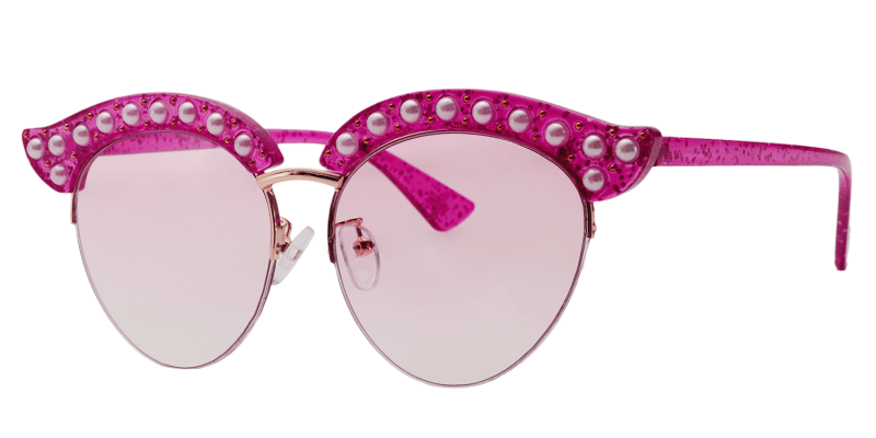 Stylish Browline Bright/Pink Sunglasses│Voogueme Sunglasses Online