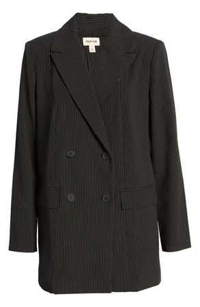 Pinstripe Double Breasted Blazer | Nordstrom