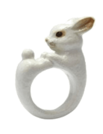 White-Rabbit Ring