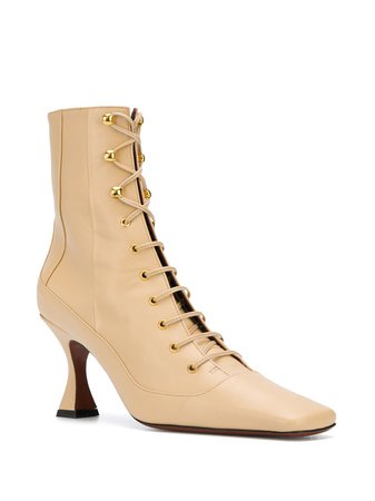 Manu Atelier lace-up duck boots AW20 | Farfetch.com
