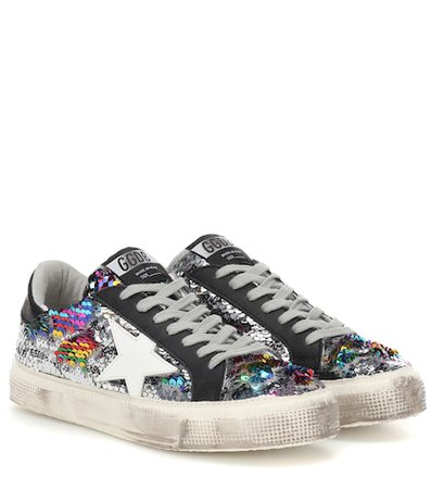 May Classic sequinned sneakers