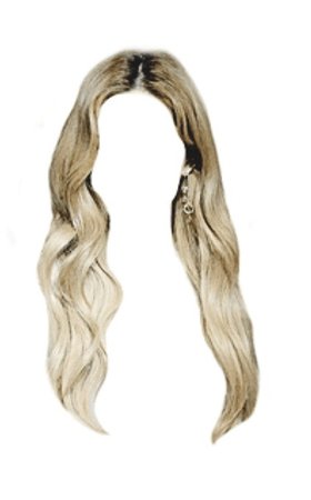 blonde hair png dark roots