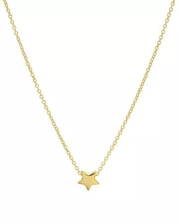 AQUA Star Pendant Necklace in 14K Gold-Plated Sterling Silver or Sterling Silver, 16" - 100% Exclusive | Bloomingdale's
