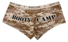Desert Digital Camouflage Booty Camp Shorts