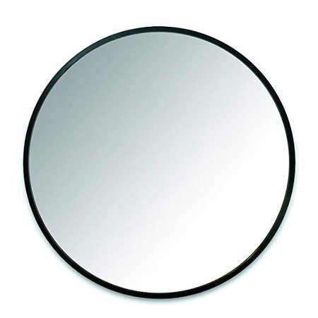 Amazon.com: Umbra Hub Wall Mirror With Rubber Frame - 37-Inch Round Wall Mirror for Entryways, Washrooms, Living Rooms and More, Doubles as Modern Wall Art, Black: Gateway