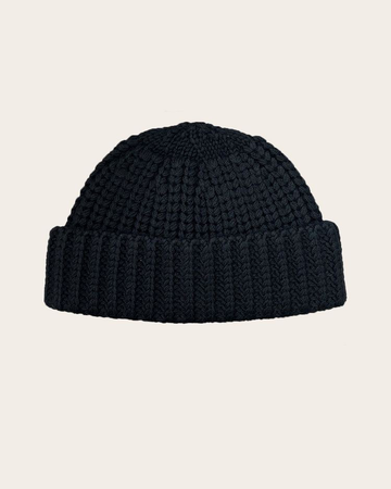 black fisher hat