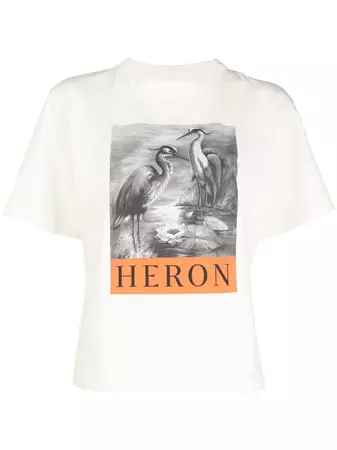 Heron Preston Bird logo-print T-shirt - Farfetch