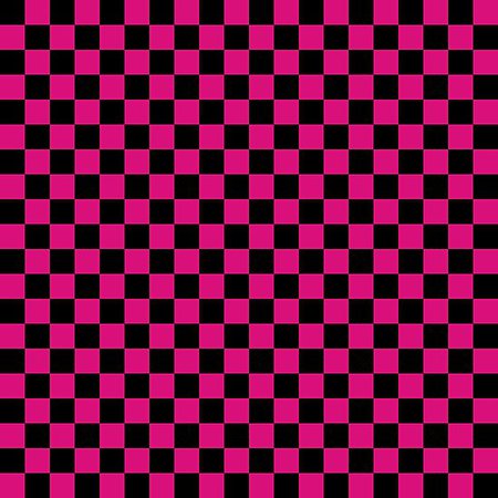 hot pink checker print