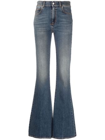 Alexander McQueen high-waisted Flared Jeans - Farfetch