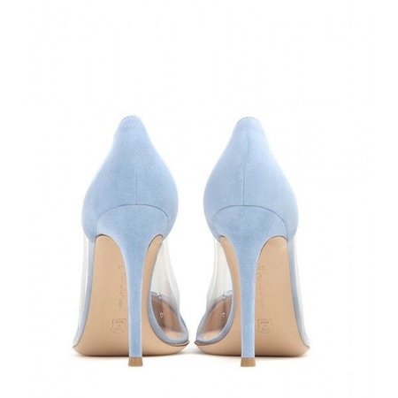 blue shoes