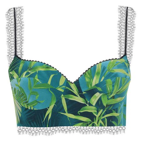Versace | Jungle Print Bralet | Womens Clothing | Flannels